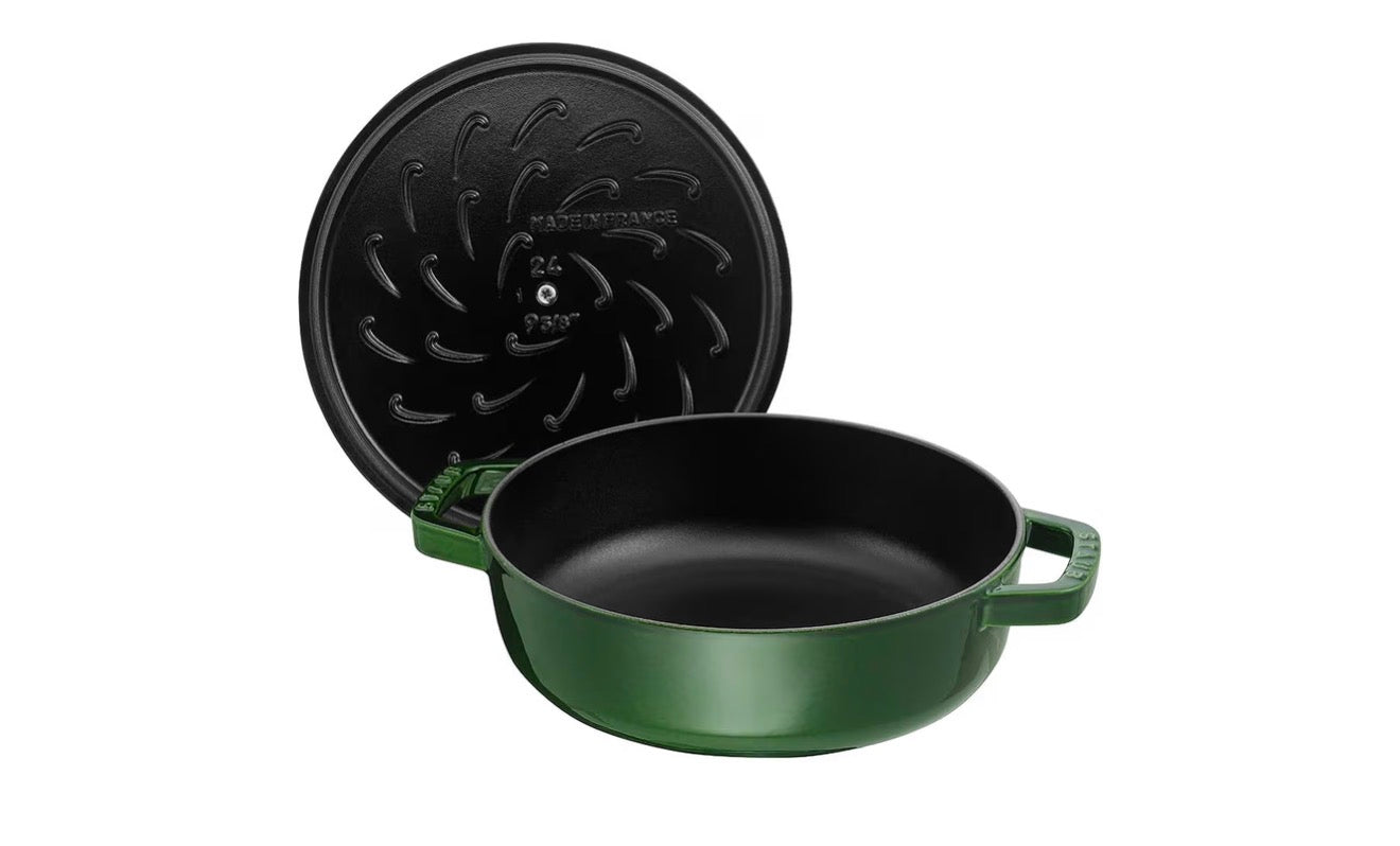 STAUB 40511-476-0 Cast Iron Chistera, 28 cm Green and Blue