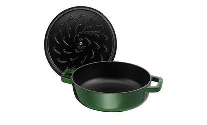 STAUB 40511-476-0 Cast Iron Chistera, 28 cm Green and Blue