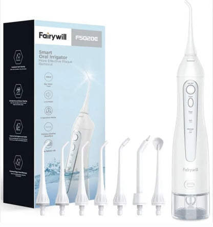 Rechargeable Portable Water Flosser with 3 Modes and 300ML Waterproof Water Tank for Effective Dental Cleaning