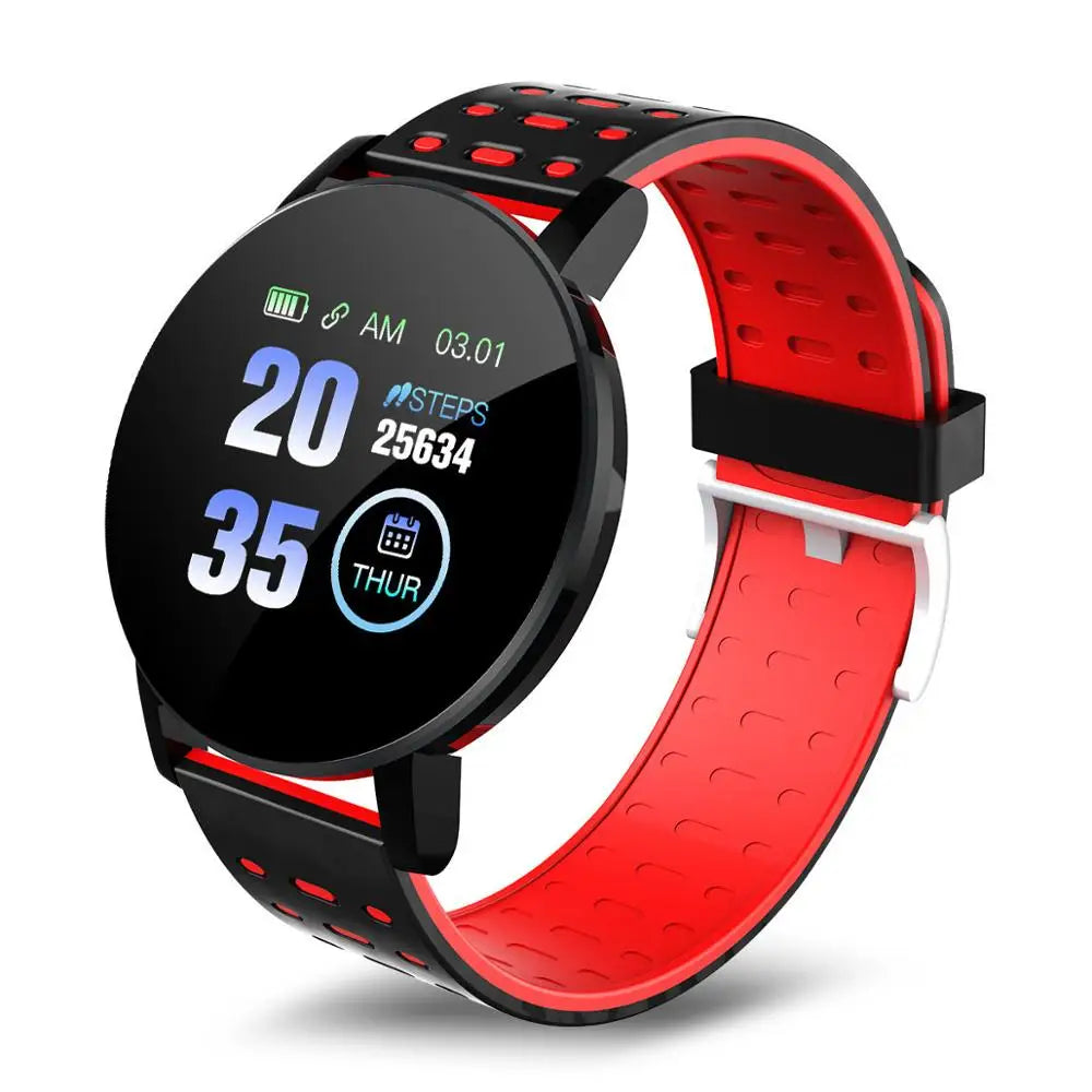 119S Bluetooth Smartwatch - Advanced Health Monitoring and Fitness Tracking for Men and Women, Compatible with Android and iOS