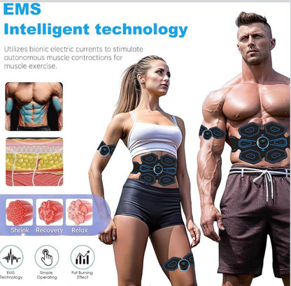 EMS Abdominal Muscle Trainer 8 Modes 18 Intensity Levels