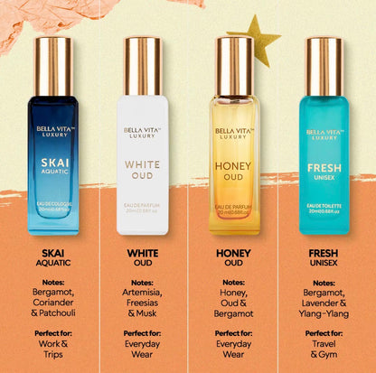 BellaVita Unisex Perfume Gift Set