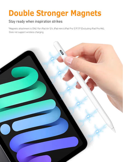 Stylus Pen for iPad Pro Air Mini 2018–2026 Palm Rejection Fast Charge