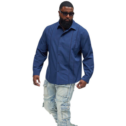 One Way Cargo Frayed Straight Jeans Medium Wash