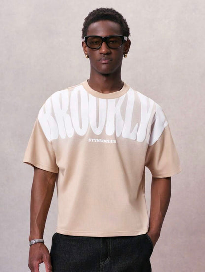 STYNVO Men’s Letter Graphic T Shirt
