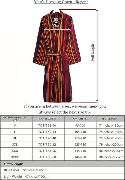 Men'S British Bathrobe - the Regent (XL)