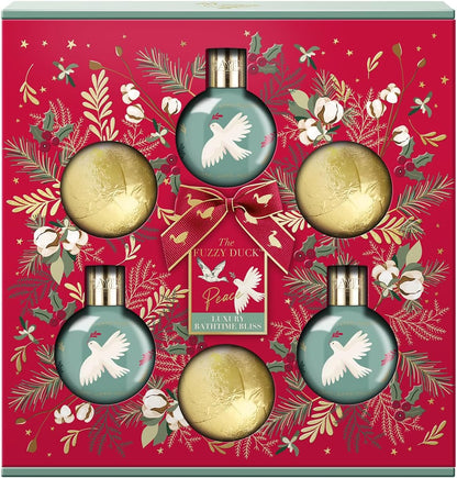 the Fuzzy Duck Winter Wonderland Luxury Bathtime Bliss Gift Set (Pack of 1) - Vegan Friendly