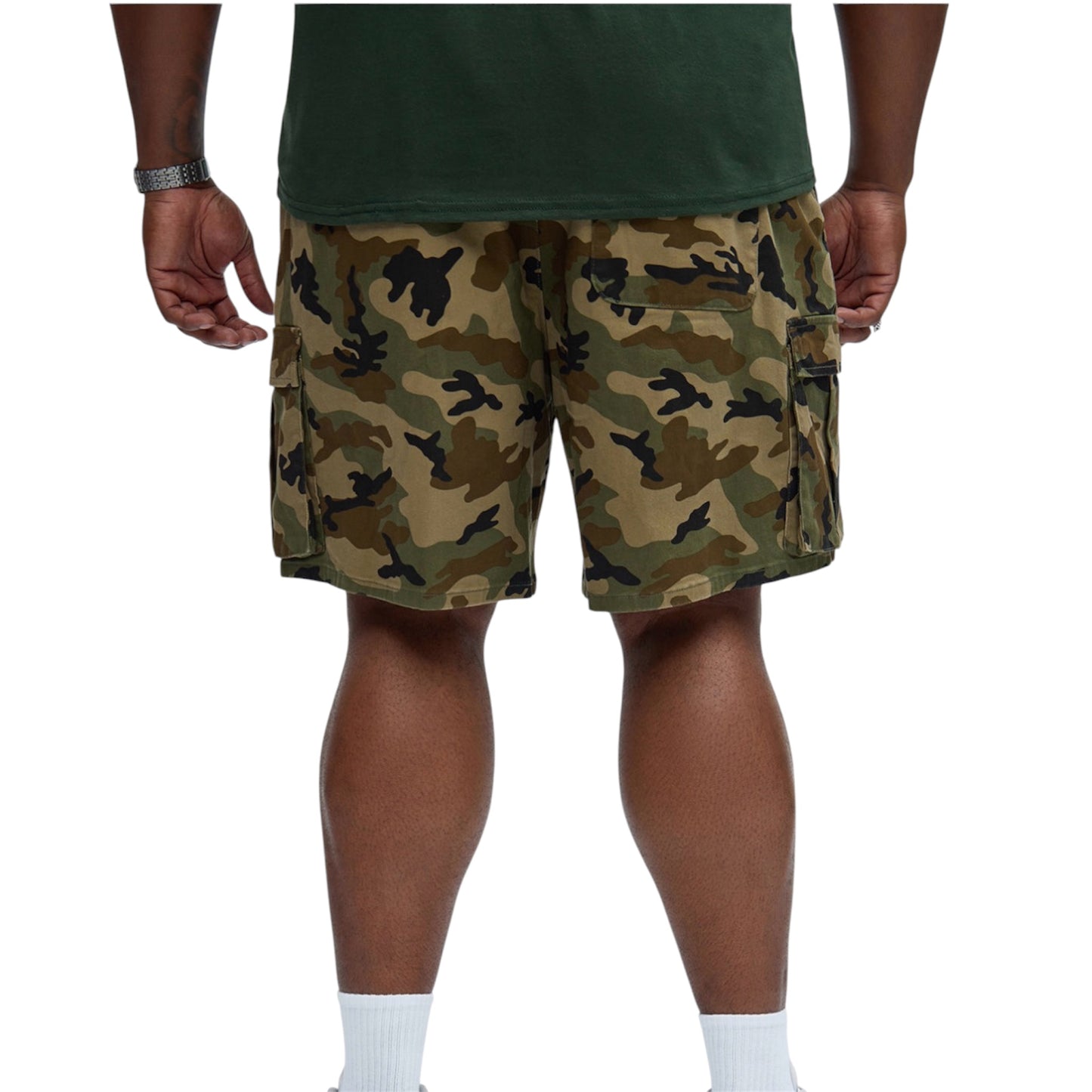 Twill Volley Cargo Shorts Camouflage