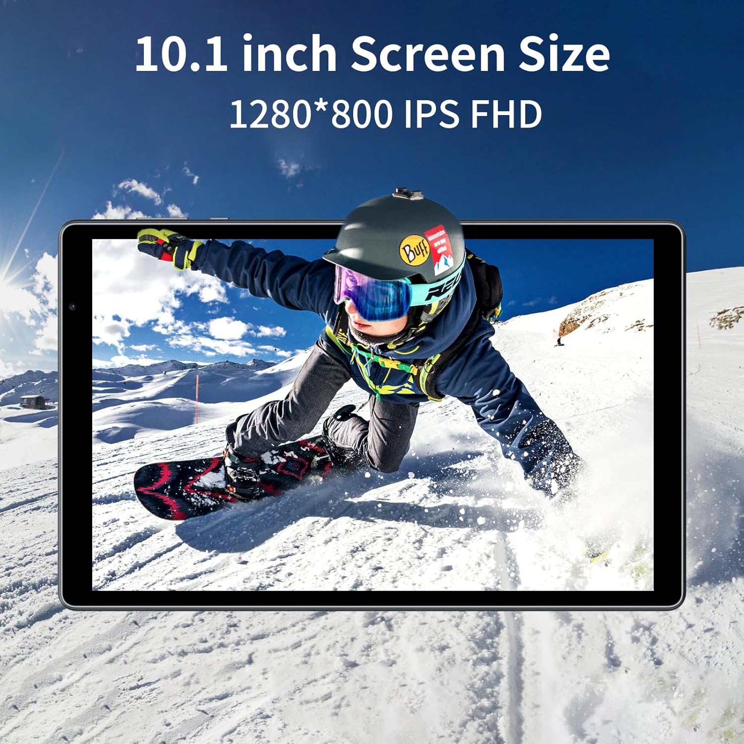PRITOM  Inch Android 15 Tablet, 8GB RAM, 6000Mah, Expand to 1024GB, Penta-Core Processor, 10 Inch Tablet, Android Tablets HD IPS Screen, Camera, Wi-Fi, Bluetooth, Tablet Pc(Gray)