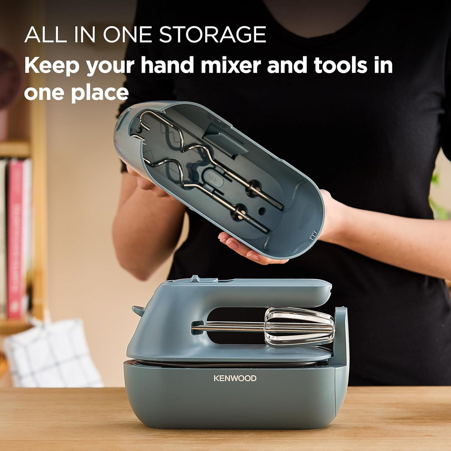 Kenwood HMP40.000GY Go Collection Hand Mixer, Storm Blue