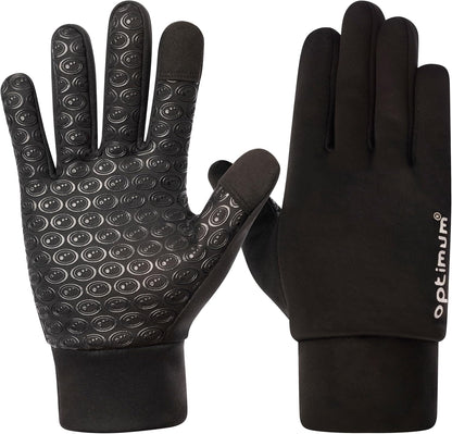 Aqua Waterproof Thermal Gloves for Men'S – Touchscreen Sensitive, Warm Padded, Anti-Slip Palm Grip, Lightweight – Perfect for Cold Weather, Cycling, Running, Hiking & Dog Walking