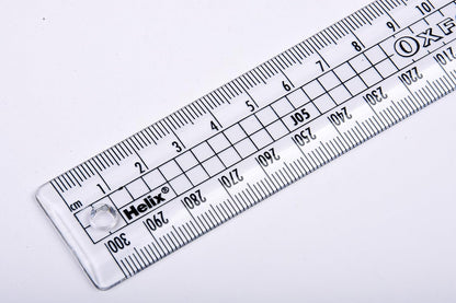 Helix Oxford 30Cm Folding Ruler, Oxford Blue