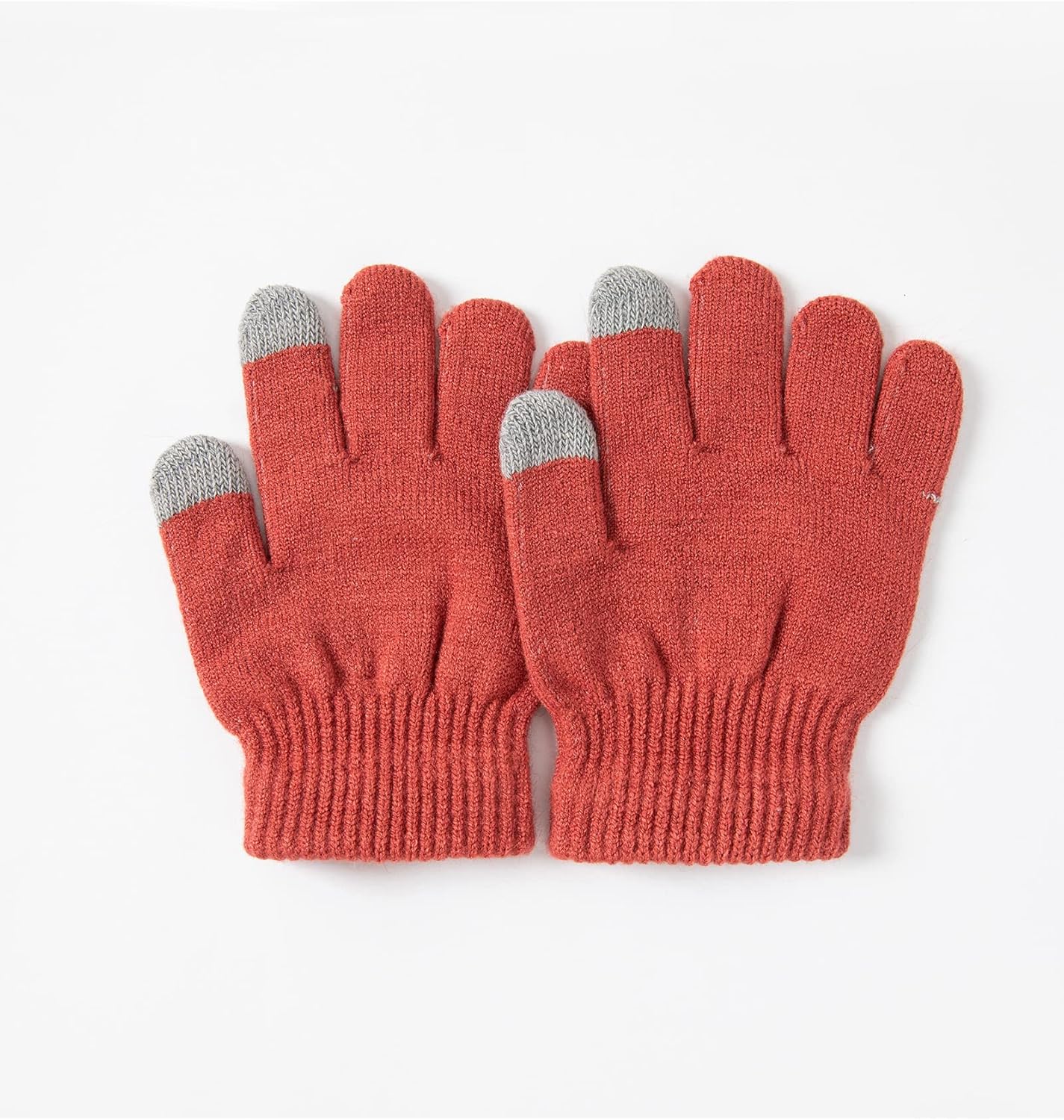 3Pcs Kids Hat Scarf and Snow Gloves Set, Winter Knit Warm Soft Pom-Pom Beanie Outdoor for Boys Girls and Toddlers