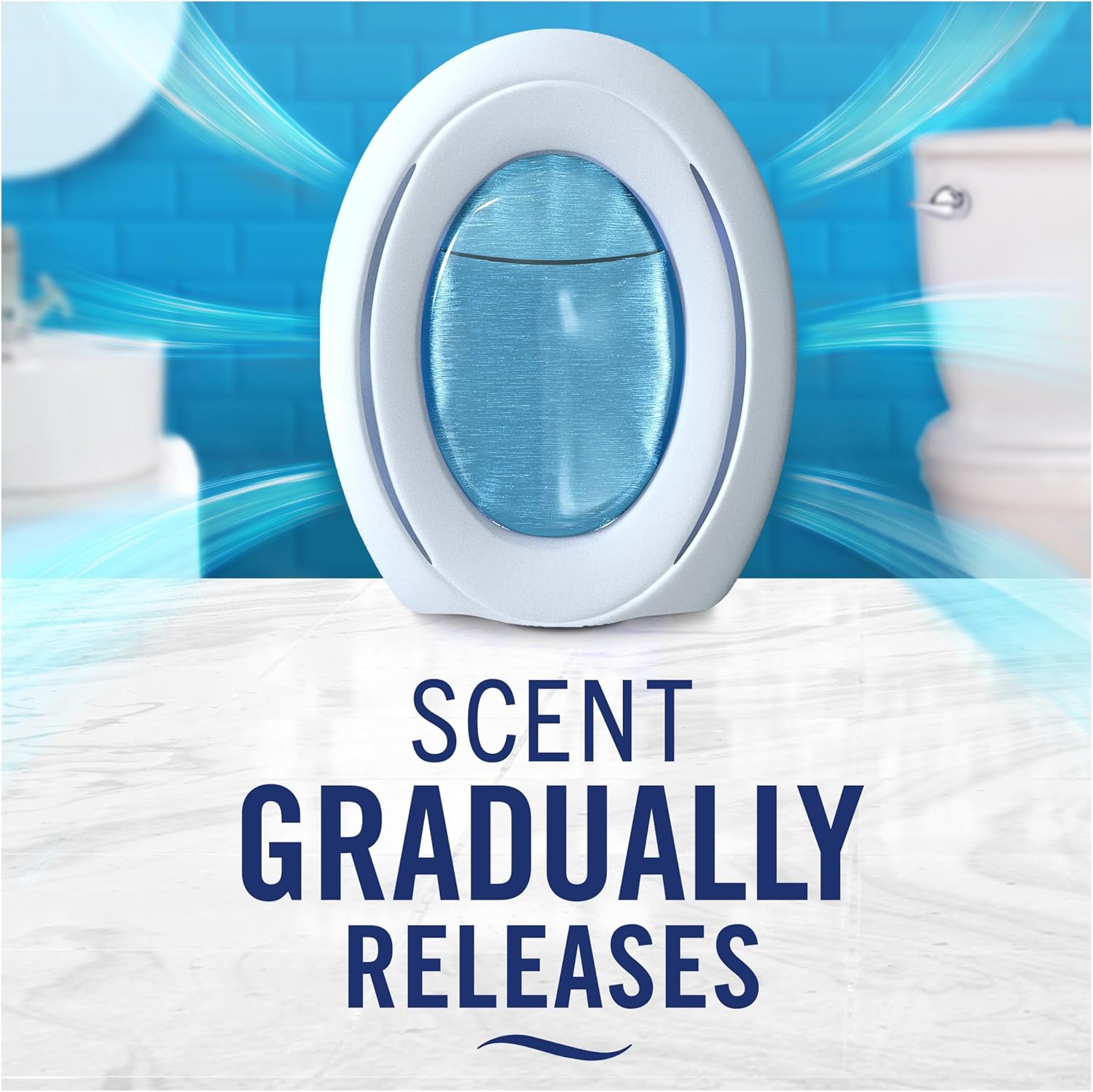 Bathroom Air Freshener, Odour Fighter, White Jasmine, 8 Items, Bathrooms Freshener & Odour Eliminator