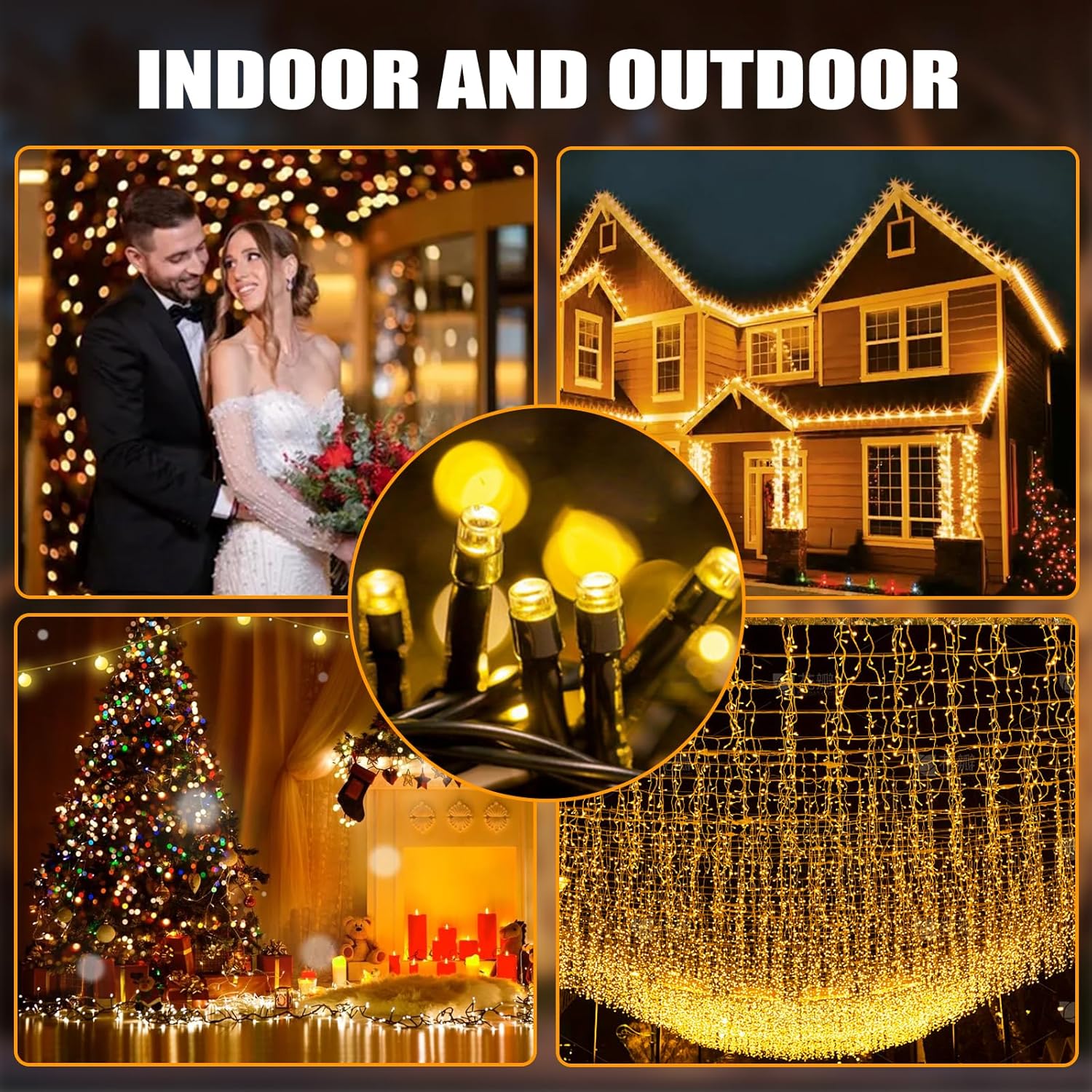 Fairy Lights Plug In,20M 200 LED Outdoor Fairy Light Mains Powered, Waterproof Warm White String Light with Remote/8 Modes/Timer, Christmas Lights for outside Indoor Garden Bedroom Decorations