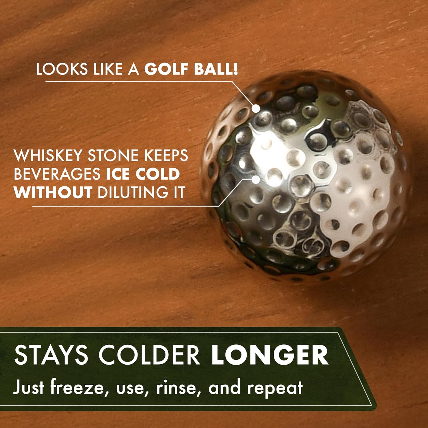 - Golf Socks on the Rocks - Socks, Whiskey Glass & Golf Ball Ice Stone Set - Golf Gift Set for Men - Size 8-13