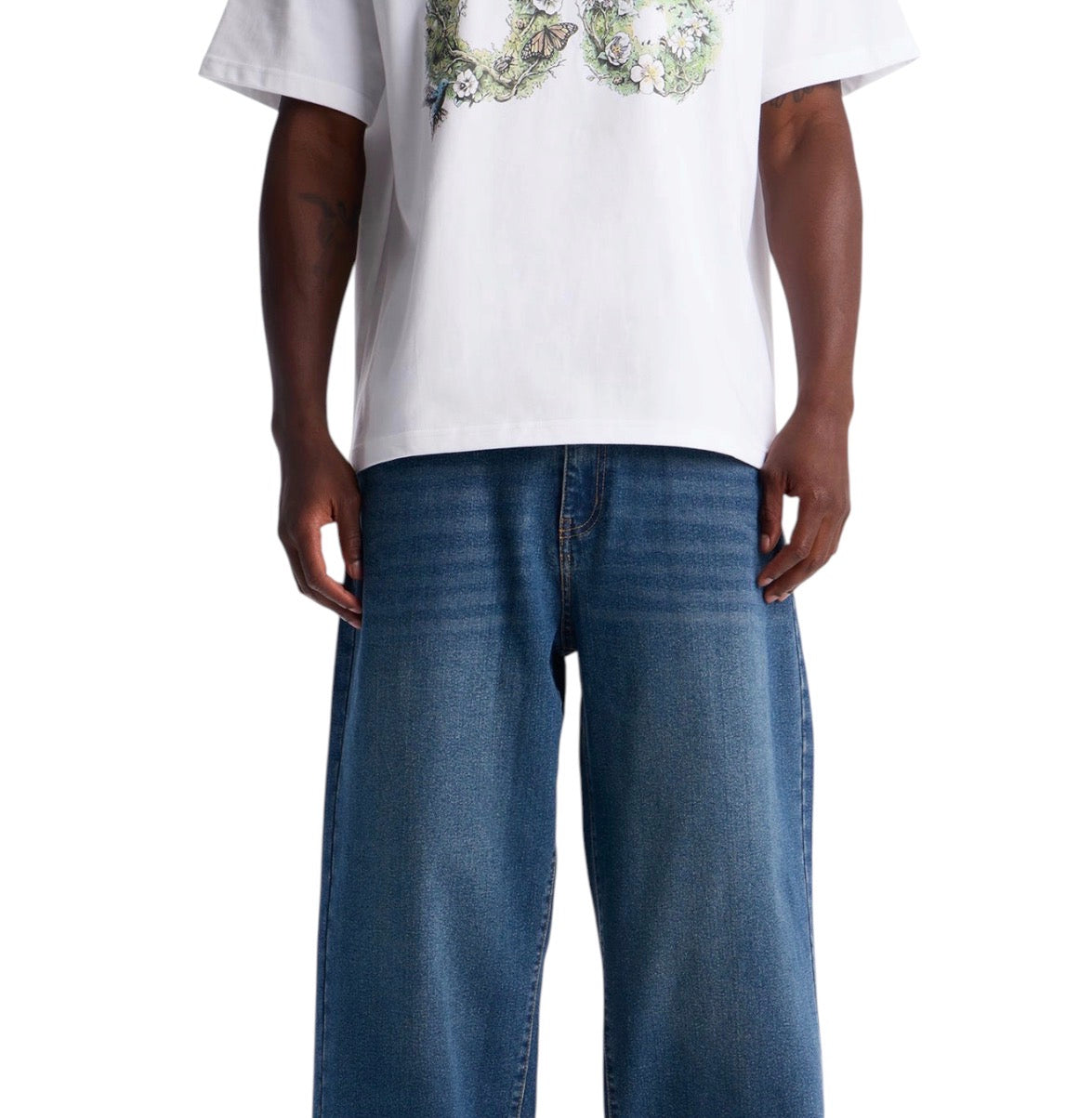 Baggy Cornell Jeans Dark Wash