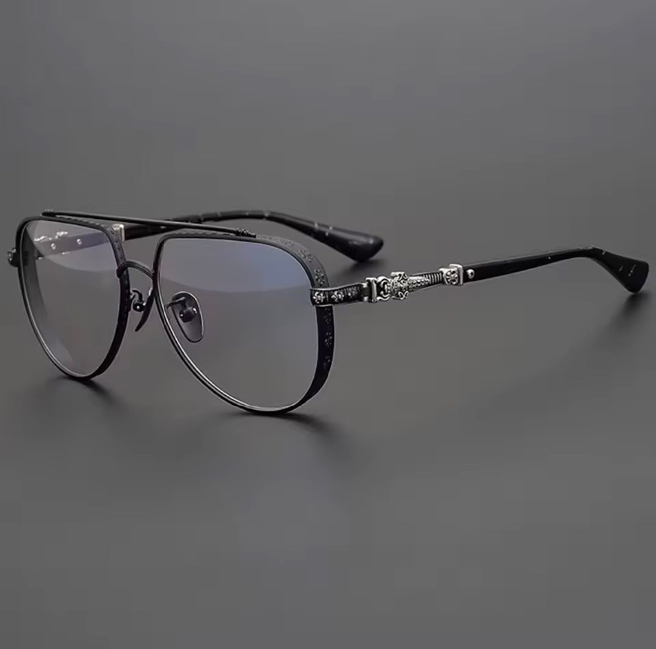 New Male and Female Pilot Glasses Frame Outdoor Leisure Brand Design High Quality Fashion Luxury Optical Prescription Eyeglass
