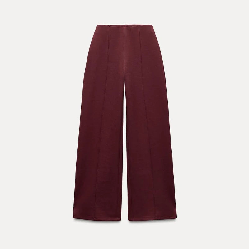 Women'S Two Pieces Set Pant Sets Crop Long Sleeve Sets Elegant Women'S Suits High Waist Wide Leg Trousers Outfit Streetwear