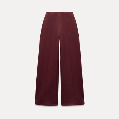 Women'S Two Pieces Set Pant Sets Crop Long Sleeve Sets Elegant Women'S Suits High Waist Wide Leg Trousers Outfit Streetwear