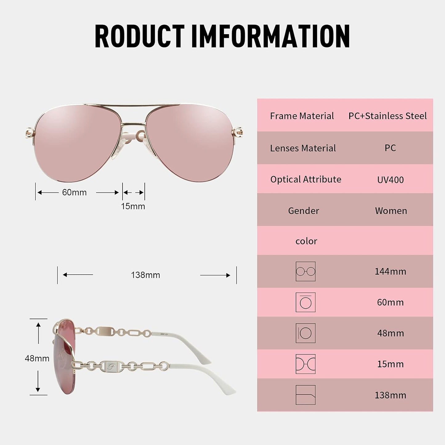 Mirrored Round Metal Frame Sunglasses for Men and Women with UV Protection