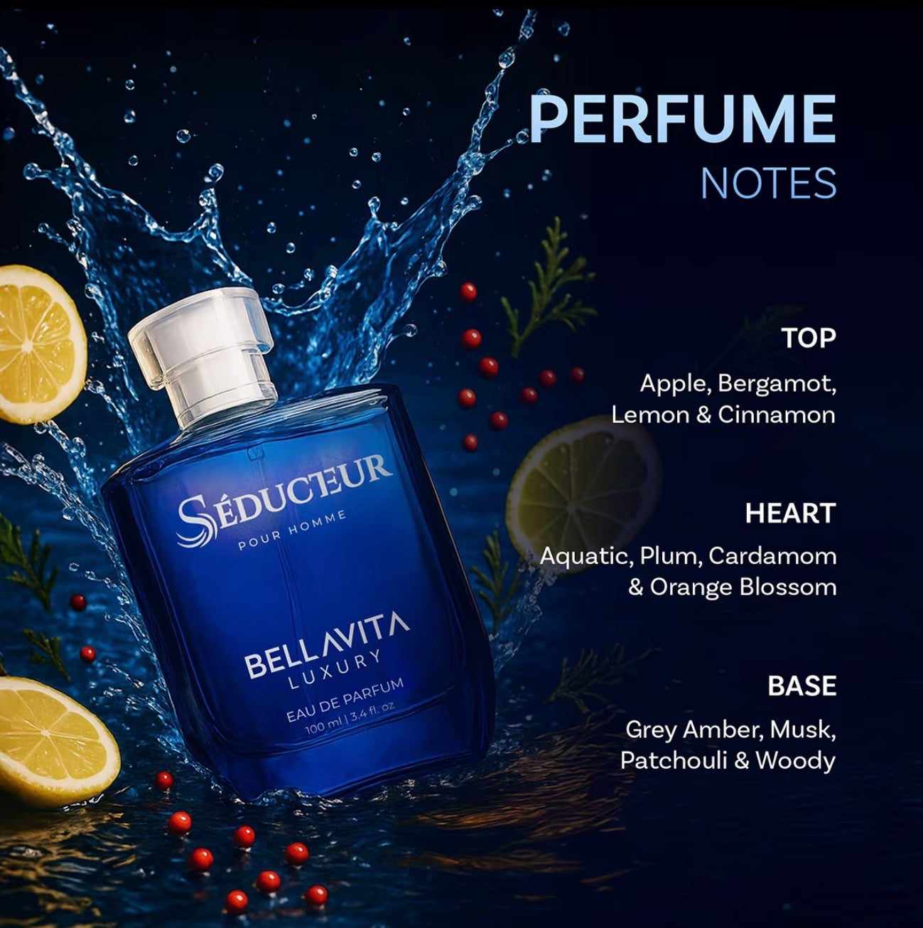 BellaVita SÉDUCTEUR Men’s EDP 100ml