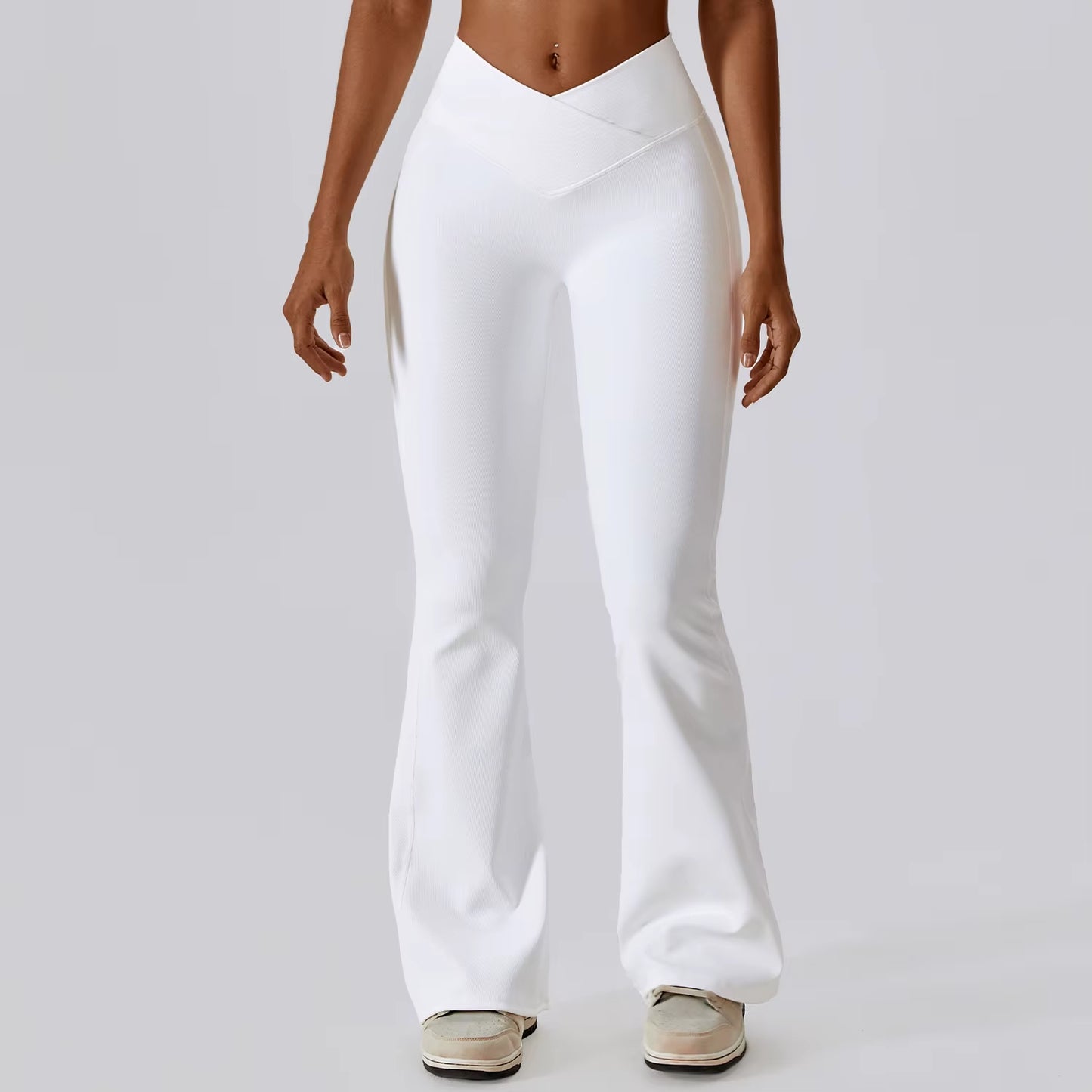 Women's High-Waisted Flare Pants – Sleek, Stylish & Office-Ready! 