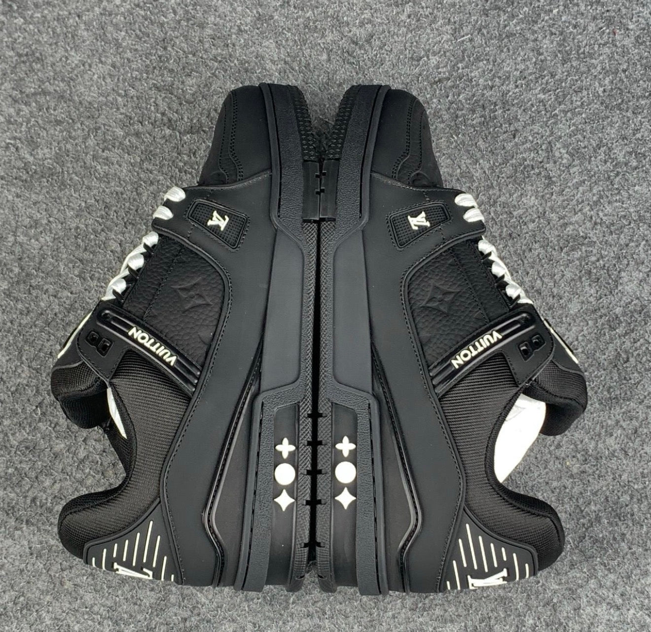 LV Trainer 'Embossed Monogram Black'