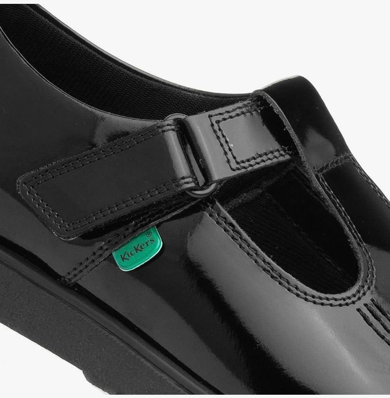 Kickers Kids Fragma T Bar Moc Toe School Shoes