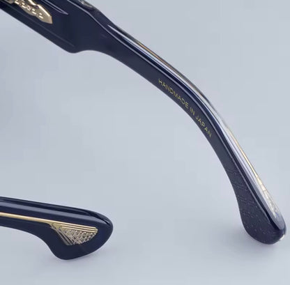 Dusenberg Thick Heavy Acetate Sunglasses High Quality Men and Women Fashion High Street Designer Uv400 Eyeglasses with Case