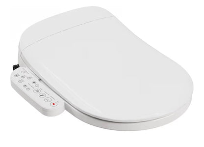 HOROW Smart Electronic Bidet Seat - Heated Toilet Seat with Temperature Control, Built-in Dryer & Night Light, with Water Filter, Soft Close & Removable Self-Cleaning Nozzle