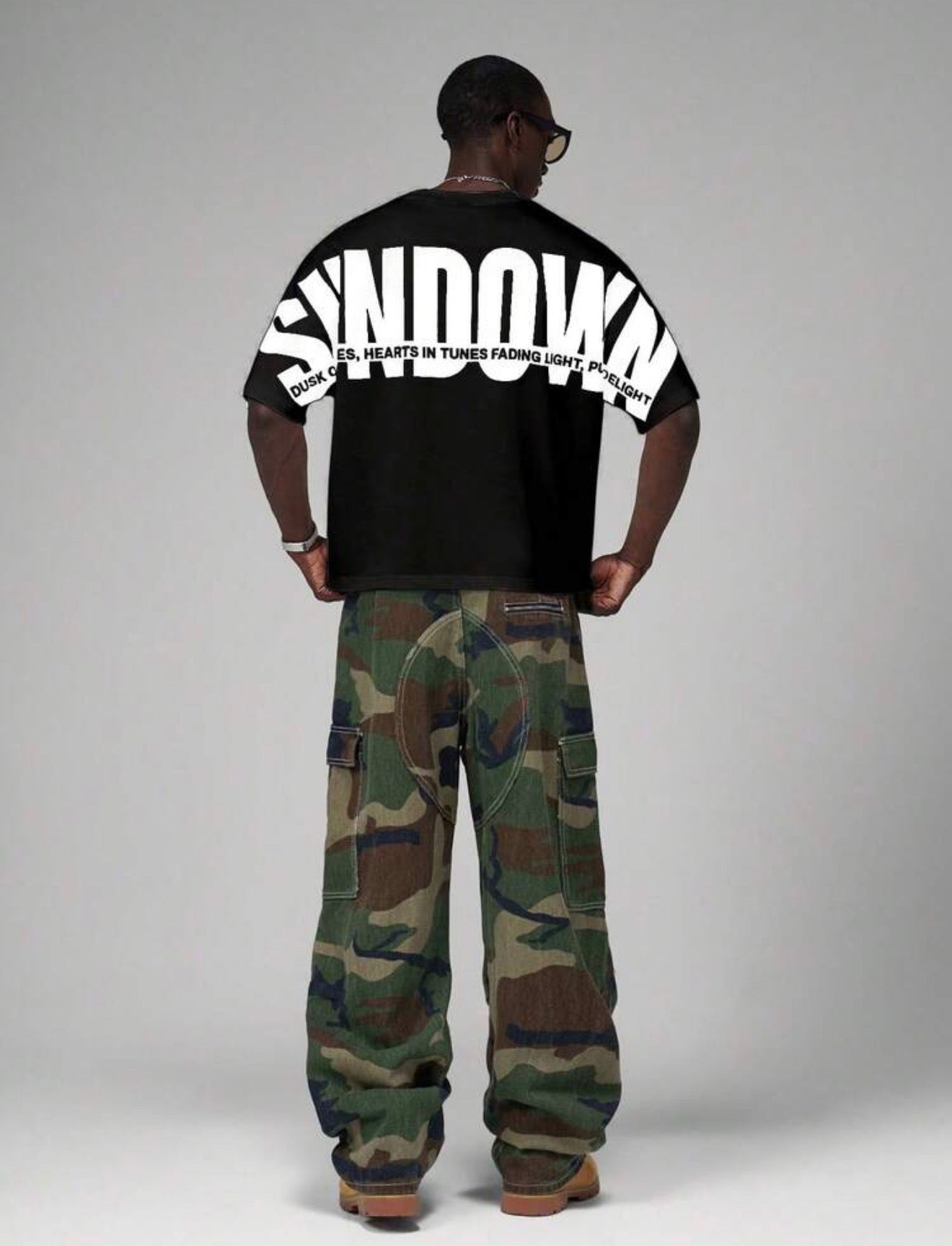 STYNVO Men’s Letter Graphic T Shirt