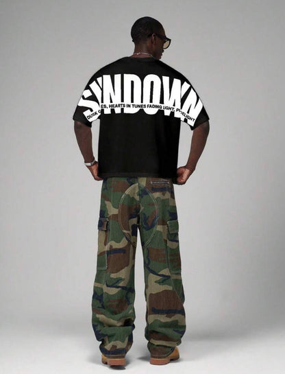 STYNVO Men’s Letter Graphic T Shirt