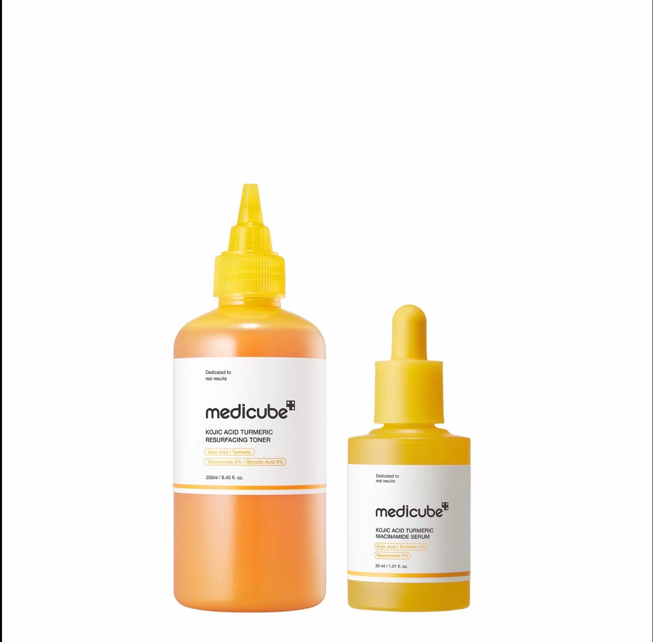 medicube Kojic Acid Turmeric Power Trio Toner Pads Toner Serum Skincare Set