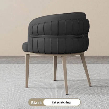 Light Luxury Restaurant Chair Upholstery Design Armchair Home Kitchen Backrest Stool Modern Simple Hotel Cafe Dining Chair