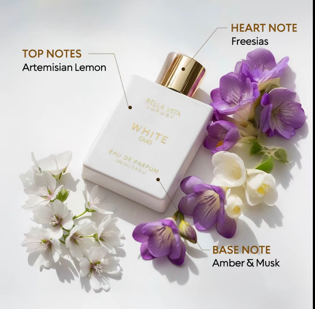 BellaVita White Oud Unisex EDP