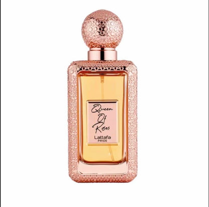 Lattafa Queen of Roses 100ml Eau de Parfum Rose Saffron Vanilla