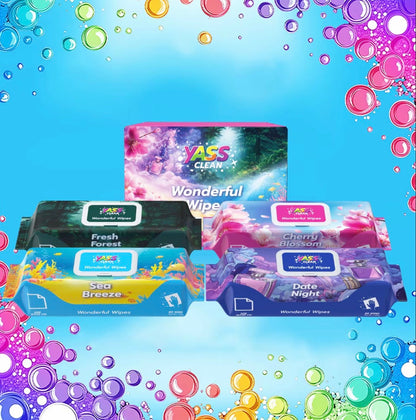 Yass Clean Multi-Purpose Cleaning Wipes 80 Pack