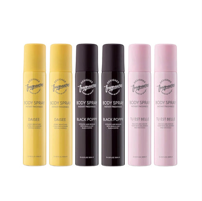 Designer Fragrances 6 Pack Women’s Body Spray Assorted Aromas 100ml UK