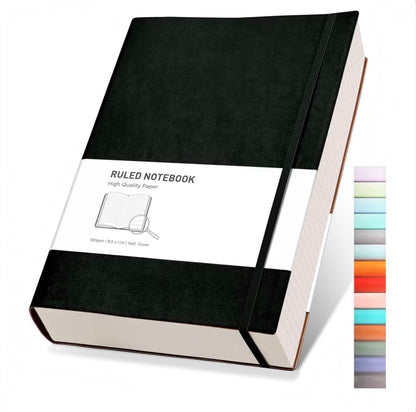 RETTACY A4 Lined Notebook 320 Pages 100 GSM
