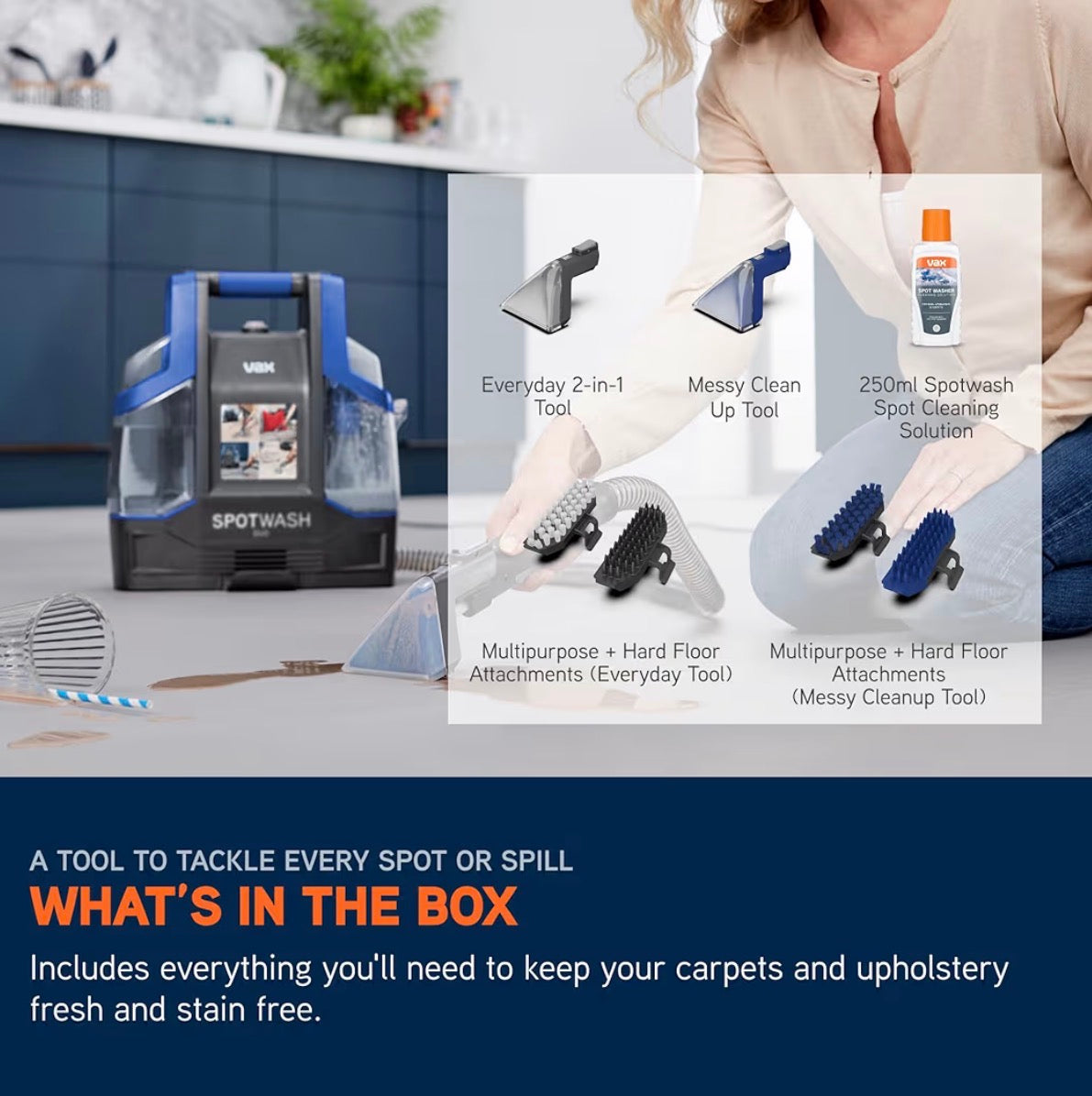 Vax SpotWash Duo Compact Spot Cleaner