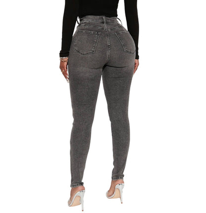 Living Life High Stretch Skinny Jeans Black Wash