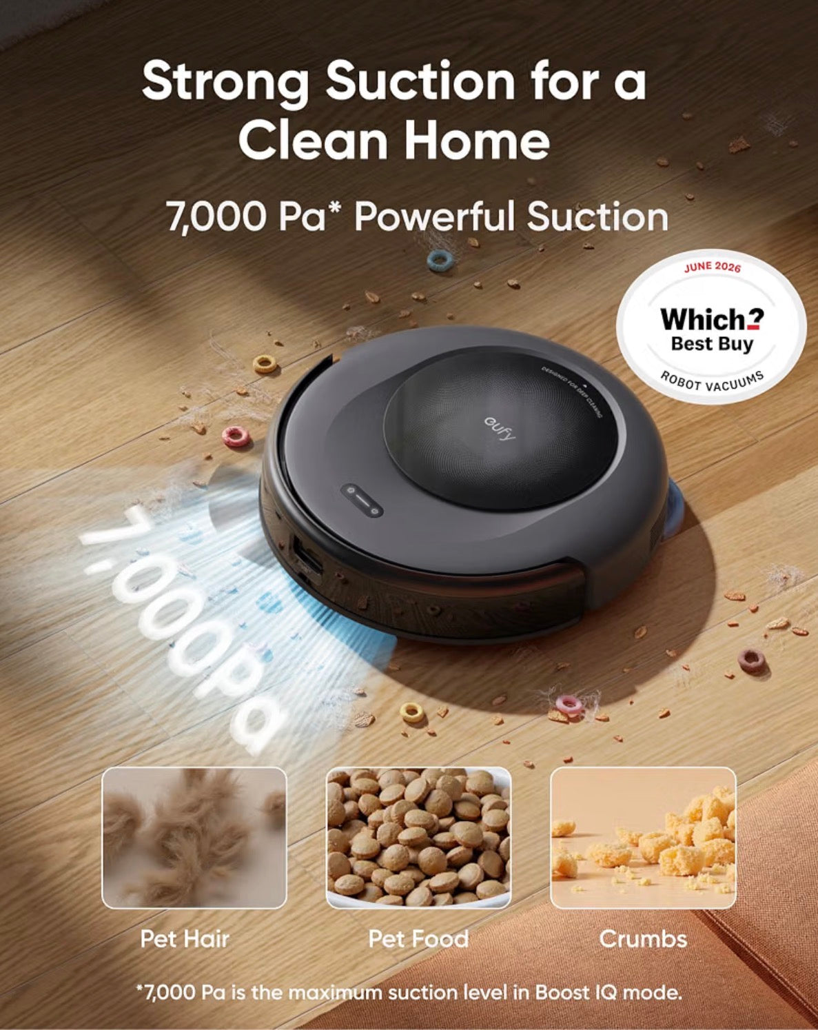 eufy Omni C20 Robot Vacuum Mop All-in-One Station 60 Days Self Empty