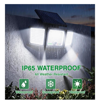 Solar Outdoor Motion Sensor Security Lights 286 LED 2500LM (2 & 4 Pack)