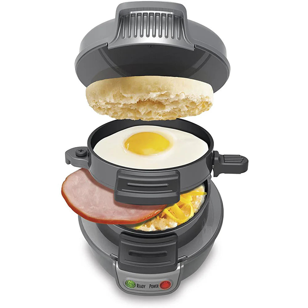 Household Breakfast Machine Hamburg Sandwich Maker with Egg Cooker Ring Machine Bread Sandwich Machine Waffle Machine