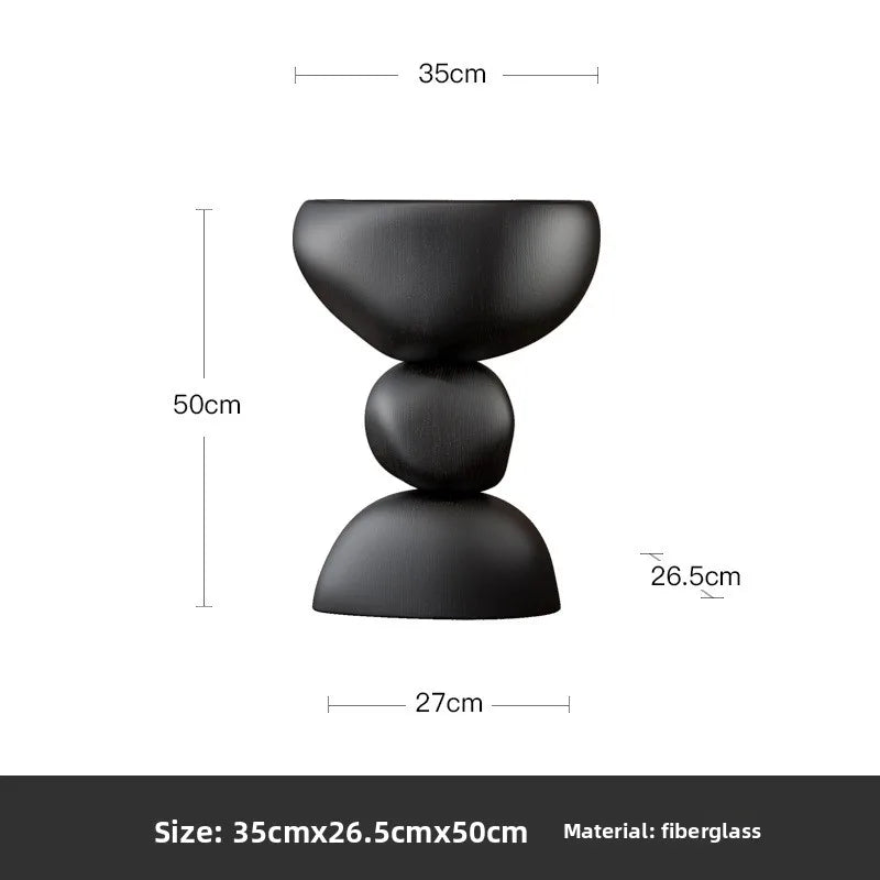 Creative Coffee Table Light Luxury Senior Sense of Cream Wind Living Room Sofa Corner Table Bedroom Bedside Table Furniture