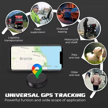 3-Piece Mini GPS Tracker Set - Advanced Anti-Lost Key Finder and Global Car Locator