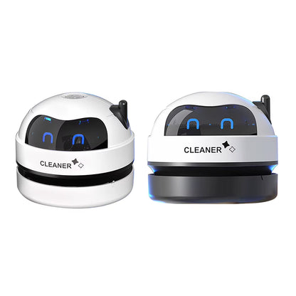 Compact and Powerful Mini Vacuum Cleaner - USB Rechargeable Desk Dust Buster with Detachable Nozzle for Pet Hair and Crumbs