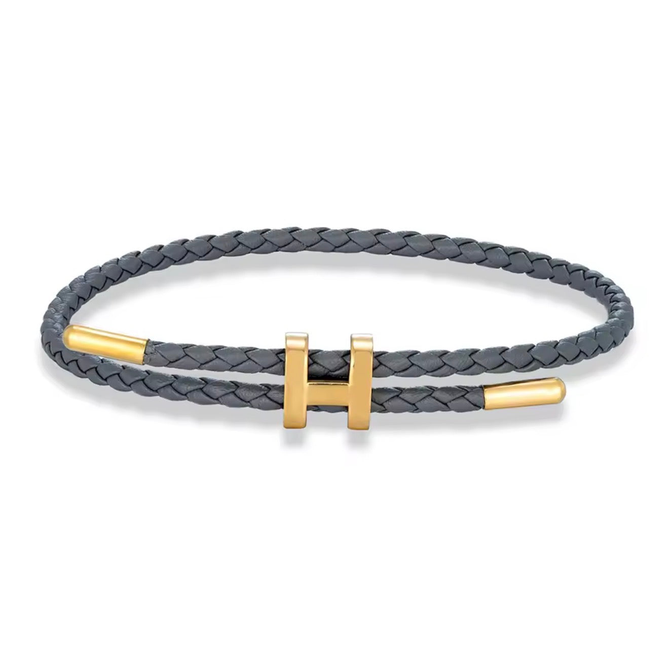 MKENDN Adjustable 3mm Red Braided Leather Bracelet for Men & Women Stainless Steel Jewelry Classic Simple Unisex Couple Gift