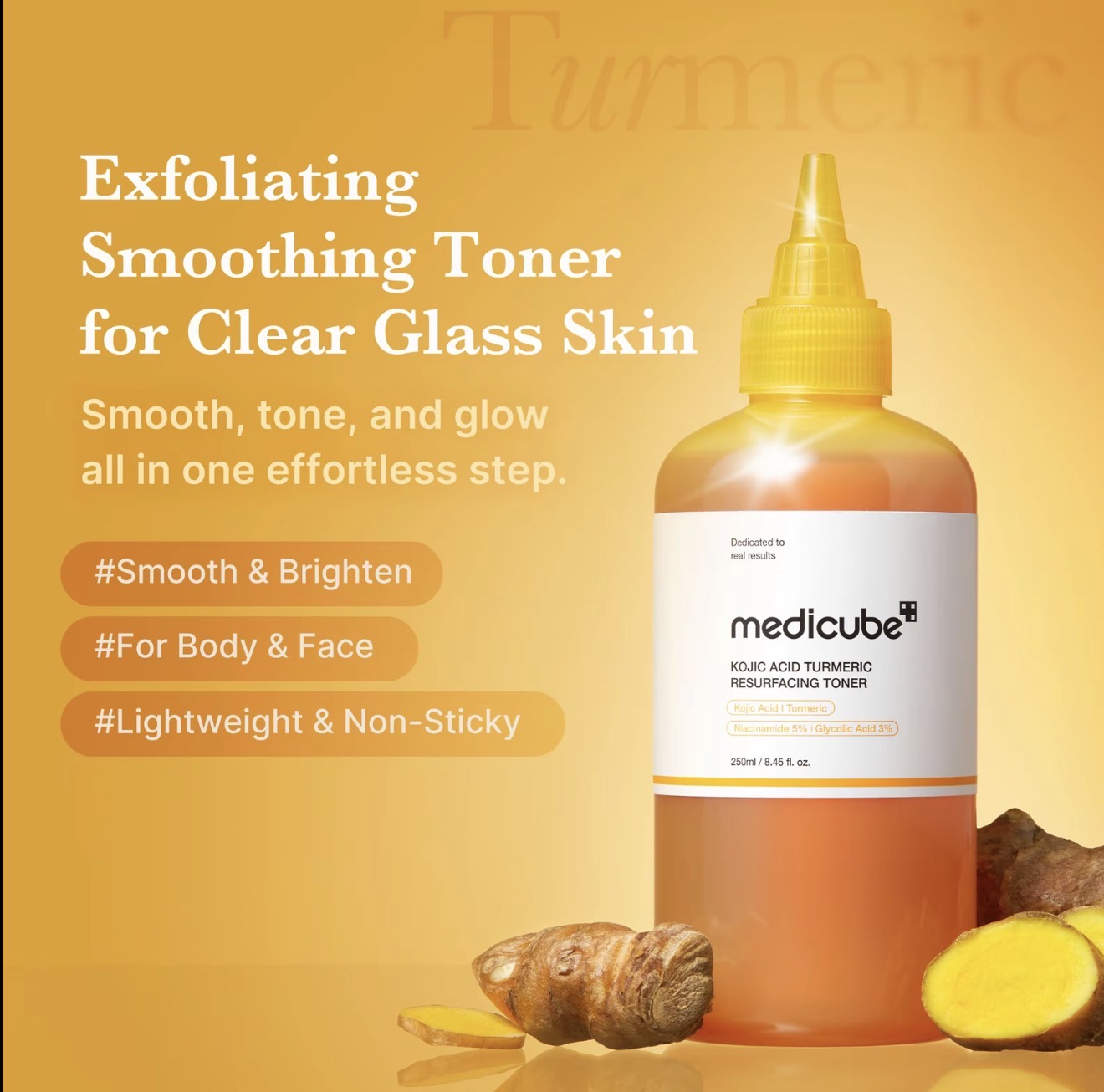 medicube Kojic Acid Turmeric Golden Glow Radiance Full Skincare Set